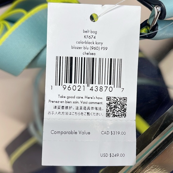 Kate Spade Chelsea Colorblock Belt Waist Bag Fanny Pack
Blazer Blue Multi
NWT - Picture 5 of 16